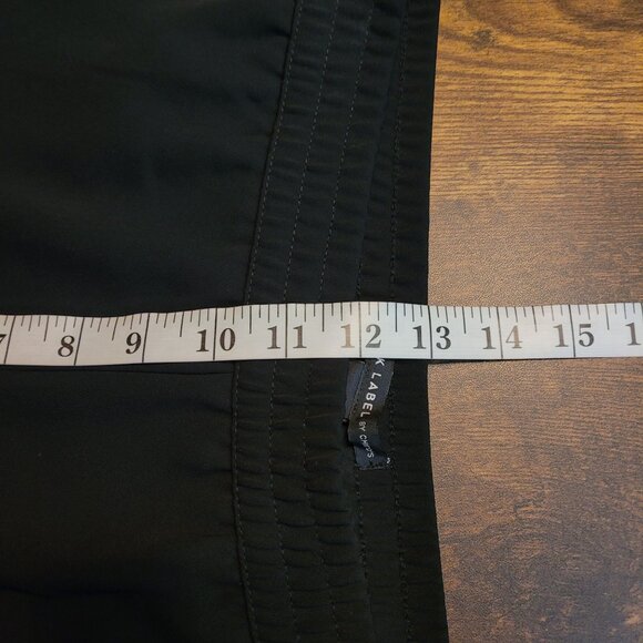 Chico's Chiffon Cargo Jogger Pants 2 R = L Cropped Pockets Zip Leg Hi Rise NWOT - Picture 12 of 15